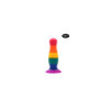 Plug anal ventouse multicouleur taille S 